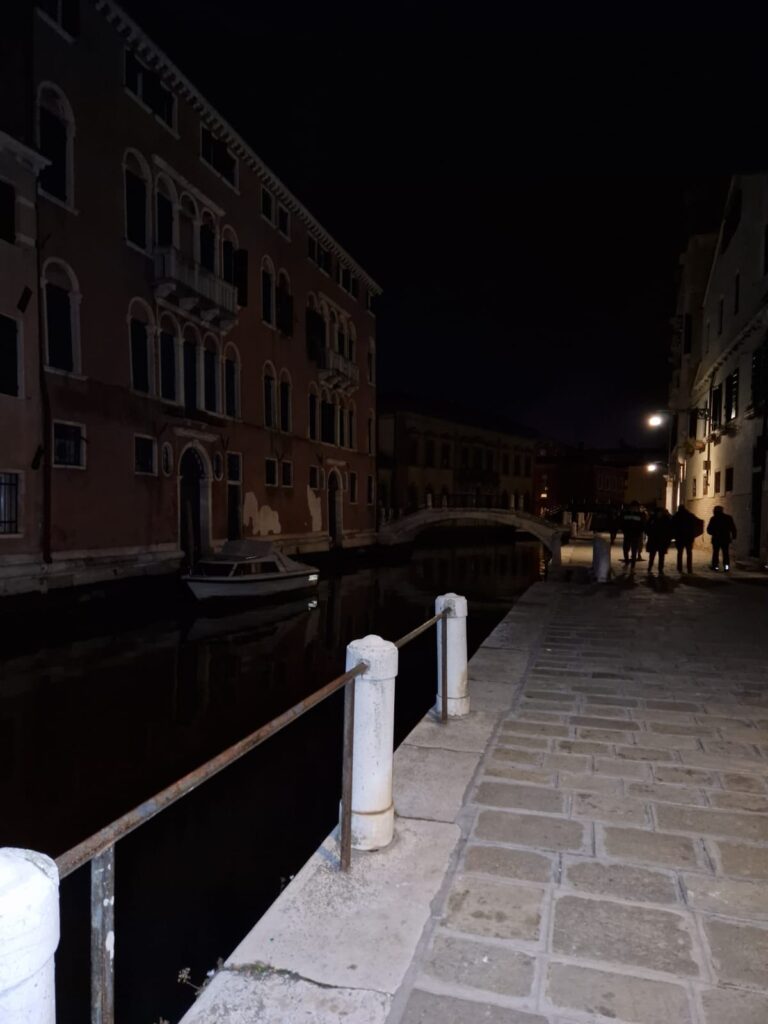 Il silenzio della notte a Venezia